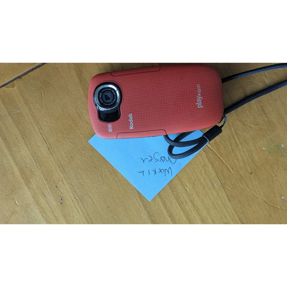 Kodak PlaySport‎ ZX5 Waterproof HD Video Camera Red *Works*
